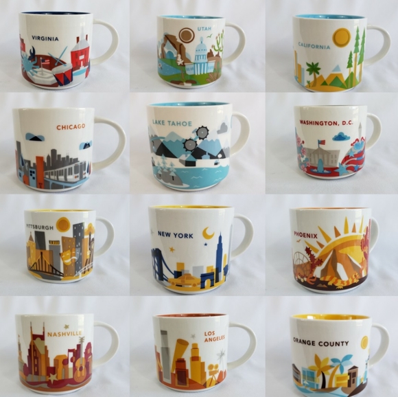 Starbucks You Are Here collection - see sizes for availability! - Picture 4 of 8